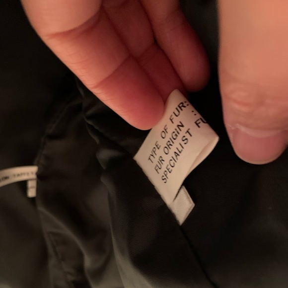 Vintage Black Lambskin & Fur Bomber Jacket - Picture 13 of 16